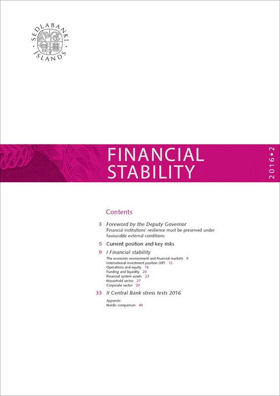Cover of Financial Stability 2016/2