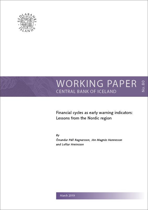 Working Paper no. 80 - Cover