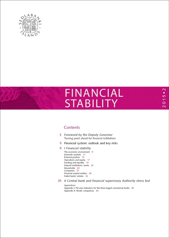 Cover for Financial Stability 2015/2